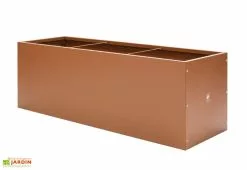 Herstera Garden Jardinière Rectangulaire En Métal Thermolaqué Couleur Rouille -Jardinage Soldes ensemble jardiniere hg