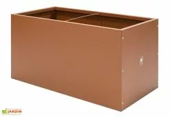 Herstera Garden Jardinière Rectangulaire En Métal Thermolaqué Couleur Rouille -Jardinage Soldes ensemble jardiniere rouille hg