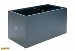 Herstera Garden Jardinière Rectangulaire En Métal Thermolaqué Gris Anthracite 10 Herstera Garden Jardinière Rectangulaire En Métal Thermolaqué Gris Anthracite -Jardinage Soldes ensemble jardiniere2 hg