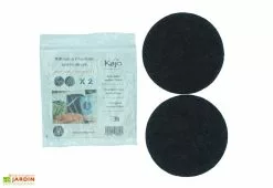 Lot De 2 Filtres à Charbon Actif Pour Seau à Compost Kajo