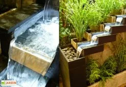 Cactose Fontaine De Jardin En Pierre Naturelle + Jardinière (120x43x120) -Jardinage Soldes fontaine de jardin en pierre naturelle babylone 1