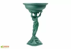 Dommartin Fontaine De Jardin En Fonte Centrale Circuit Fermé Cariatide