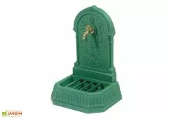 Dommartin Fontaine De Jardin Murale En Fonte Florale + Robinet