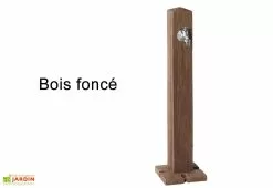 Garantia Fontaine De Jardin En Polyéthylène 100 Cm Wood Imitation Bois -Jardinage Soldes fontaine jardin exterieur polyethylene bois 100cm wood garantia 1