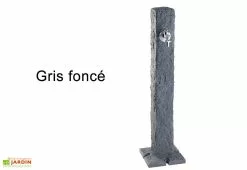 Garantia Fontaine De Jardin En Polyéthylène 100 Cm Granit Imitation Pierre -Jardinage Soldes fontaine jardin exterieur polyethylene gris 100cm granit garantia 3