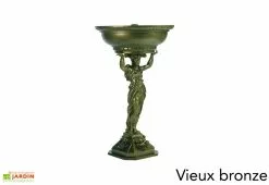 Dommartin Fontaine De Jardin En Fonte Centrale Circuit Fermé Cariatide -Jardinage Soldes fontaine jardin fonte dommartin cariatide vieux bronze