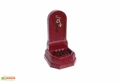 Dommartin Fontaine De Jardin Murale En Fonte Citadine + Robinet