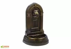 Dommartin Fontaine De Jardin Murale En Fonte Empire Avec Robinet