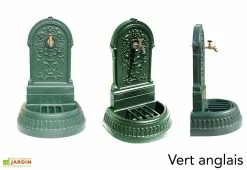 Dommartin Fontaine De Jardin Murale En Fonte Floraison + Robinet Colvert 10 Dommartin Fontaine De Jardin Murale En Fonte Floraison + Robinet Colvert -Jardinage Soldes fontaine jardin fonte dommartin floraison vert anglais 1