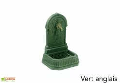 Dommartin Fontaine De Jardin Murale En Fonte Florale + Robinet 11 Dommartin Fontaine De Jardin Murale En Fonte Florale + Robinet -Jardinage Soldes fontaine jardin fonte dommartin florale vert anglais