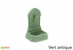 Dommartin Fontaine De Jardin Murale En Fonte Florale + Robinet 12 Dommartin Fontaine De Jardin Murale En Fonte Florale + Robinet -Jardinage Soldes fontaine jardin fonte dommartin florale vert antique