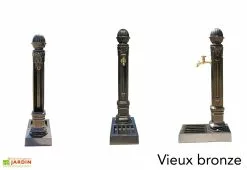 Dommartin Fontaine De Jardin En Fonte Borne Centrale Griffon Avec Vasque -Jardinage Soldes fontaine jardin fonte dommartin griffon vieux bronze