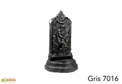 Dommartin Fontaine De Jardin Murale En Fonte Neptune + Robinet Colvert -Jardinage Soldes fontaine jardin fonte dommartin neptune gris 7016