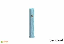 Dommartin Fontaine De Jardin En Fonte Borne Centrale Pixel -Jardinage Soldes fontaine jardin fonte dommartin pixel bleu senoual