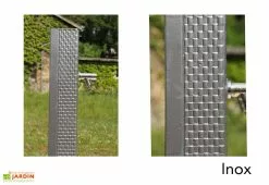 Dommartin Fontaine De Jardin En Fonte Borne Centrale Pixel -Jardinage Soldes fontaine jardin fonte dommartin pixel gris inox 1