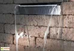 Seliger Fontaine De Jardin Lame D’Eau En Inox Aquafall 1200 – 120 Cm