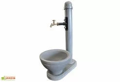 Roto Fontaine De Jardin En Polyéthylène Avec Robinet Apolo – 60 X 70 X 130 Cm
