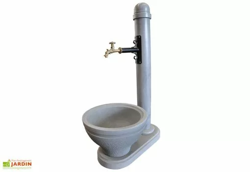 Roto Fontaine De Jardin En Polyéthylène Avec Robinet Apolo – 60 X 70 X 130 Cm 1 Roto Fontaine De Jardin En Polyéthylène Avec Robinet Apolo – 60 X 70 X 130 Cm -Jardinage Soldes fontaine jardin polyethylene gris apolo