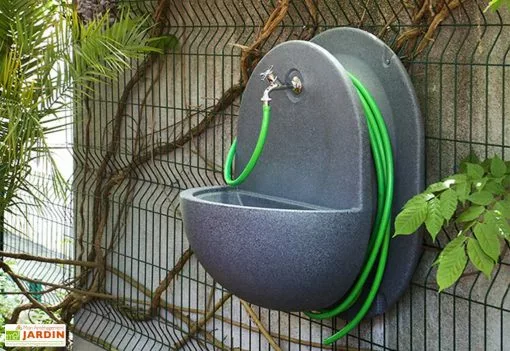 Roto Fontaine Murale En Polyéthylène Avec Robinet Mars – 70 X 52 X 90 Cm 6 Roto Fontaine Murale En Polyéthylène Avec Robinet Mars – 70 X 52 X 90 Cm -Jardinage Soldes fontaine jardin polyethylene mars anthracite