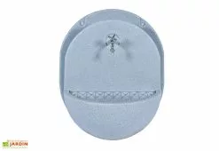 Roto Fontaine Murale En Polyéthylène Avec Robinet Mars – 70 X 52 X 90 Cm -Jardinage Soldes fontaine murale polyethylene mars gris