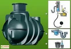 GreenLife Cuve Recuperateur Eau Clever M 2000 L -Jardinage Soldes g0001552 01b