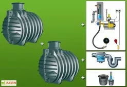 GreenLife Cuve Recuperateur Eau Clever A 9000 L -Jardinage Soldes g0002064 01