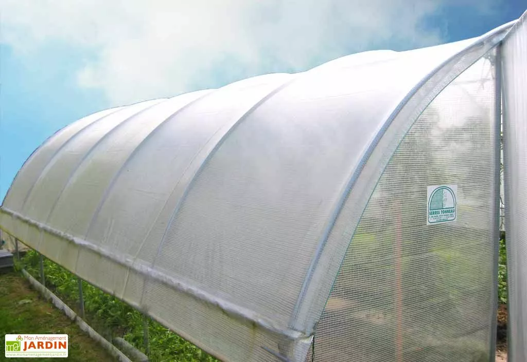 Serre Tunnel Tonneau En Polyéthylène 34 M² - Gothique 7,5 X 4,5 M 4 Serre Tunnel Tonneau En Polyéthylène 34 M² - Gothique 7,5 X 4,5 M – Image 2
