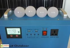 Chalêt-Jardin Station D’énergie Solaire SHS1265 Onduleur Hybride + Panneau 150 W -Jardinage Soldes generateur solaire ampoule led