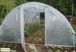 Serre Tunnel Tonneau En Polyéthylène 27 M² - Gothique 6 X 4,5 M -Jardinage Soldes gothique 6 m 2 portes web