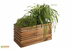 Jardipolys Bac à Fleurs En Bois Lign Z (100x50x50cm)