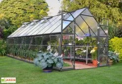 Canopia Serre De Jardin En Aluminium Et Polycarbonate Balance – Gris