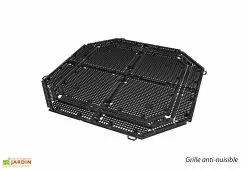 Garantia Composteur Thermo King Bac En Polypropylène + Couvercle Vert 400 L -Jardinage Soldes grille de fon antinuisible