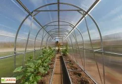 Westmann Serre De Jardin Tunnel En Polycarbonate Et Acier -Jardinage Soldes interieur tunnel serre jardin