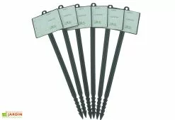 Mikado Jalons Pour Semis Vierges Avec étiquettes – 45 Cm