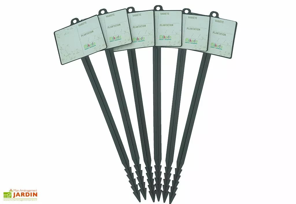 Mikado Jalons Pour Semis Vierges Avec étiquettes – 45 Cm 3 Mikado Jalons Pour Semis Vierges Avec étiquettes – 45 Cm