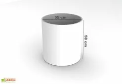 Blive Jardinière Ronde En Béton Fibré 55 X 58 Cm– Sill -Jardinage Soldes jardinie re be ton fibre 04