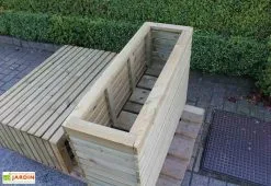 Gardival. Jardinière Pin Autoclave Venice (90x30x60cm) -Jardinage Soldes jardinie re pin autoclave venice 90x30x60cm