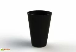 Blive Jardinière En Béton Fibré Conik 50 – Ø 50 X 70 Cm -Jardinage Soldes jardiniere beton conik 50 noir