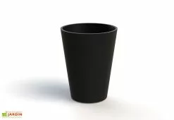 Blive Jardinière En Béton Fibré Conik 70 – Ø 70 X 90 Cm -Jardinage Soldes jardiniere beton conik 70 noir