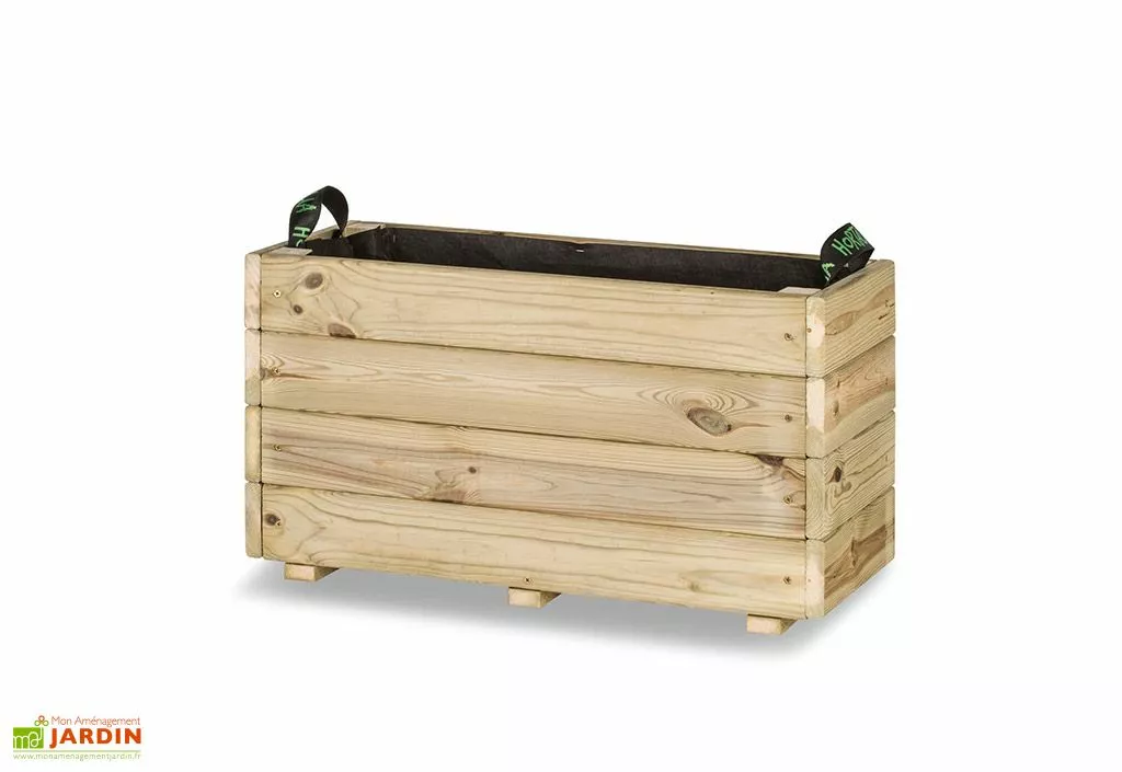 Hortalia Jardinière En Bois De Pin Traité Ghio - 70 X 30 X 40 Cm 3 Hortalia Jardinière En Bois De Pin Traité Ghio - 70 X 30 X 40 Cm
