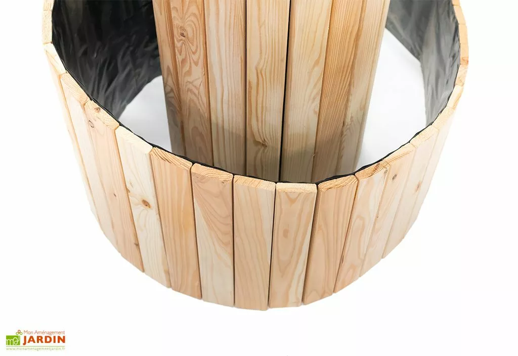 Westmann Spirale Aromatique – Jardinière En Bois De Mélèze Ø55 Cm 8 Westmann Spirale Aromatique – Jardinière En Bois De Mélèze Ø55 Cm – Image 6