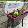 Jardinière Calipso Combi 40L Mini Serre Double Paroi + Réserve D'Eau H80cm -Jardinage Soldes jardiniere calipso combi double paroi mini serre 40l 8