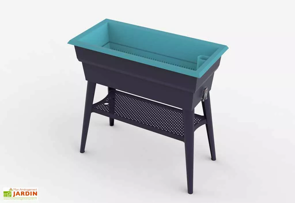 Jardinière Calipso Maxi 40L Double Paroi + Réserve D'Eau H80cm 5 Jardinière Calipso Maxi 40L Double Paroi + Réserve D'Eau H80cm – Image 3