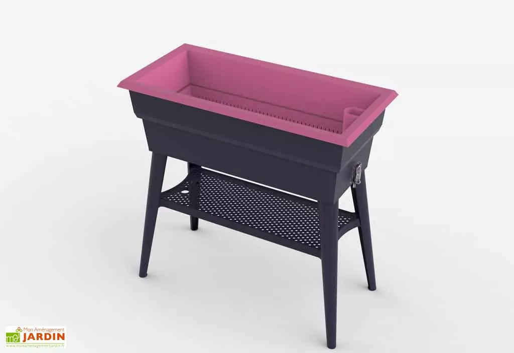 Jardinière Calipso Maxi 40L Double Paroi + Réserve D'Eau H80cm 6 Jardinière Calipso Maxi 40L Double Paroi + Réserve D'Eau H80cm – Image 4