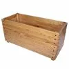 Jardi-Bois Jardinière Rectangulaire En Bois De Châtaignier Lasuré - Classics -Jardinage Soldes jardiniere en bois