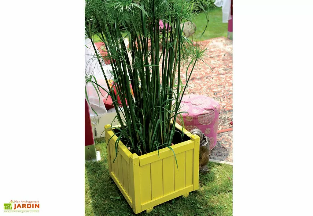 Jardipolys Bac à Fleurs Vendôme 50 (46x46x44) 4 Jardipolys Bac à Fleurs Vendôme 50 (46x46x44) – Image 2