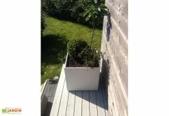 Blive Jardinière En Béton Fibré Kube 45 (45x45) -Jardinage Soldes jardiniere kube beton fibre 45x45 blanc