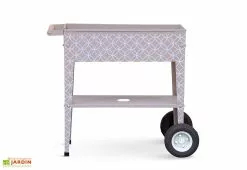 Herstera Garden Potager Sur Pieds En Acier Avec Roulettes – Barcelona -Jardinage Soldes jardiniere pieds acier