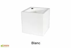 Farmet New Jardinière Carrée En Polyéthylène Atlantis 40 Cm (pls Coloris) -Jardinage Soldes jardiniere plastique rotomoule double paroi 39cm couleurs 2