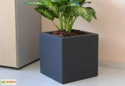 Farmet New Jardinière Carrée En Polyéthylène Atlantis 40 Cm (pls Coloris)